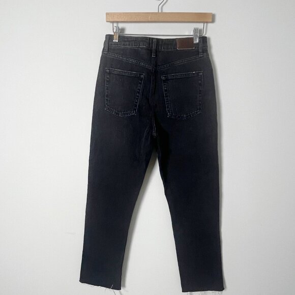 BDG Dillon High Rise Slim Straight Black Jeans W28 L32 - Picture 3 of 6